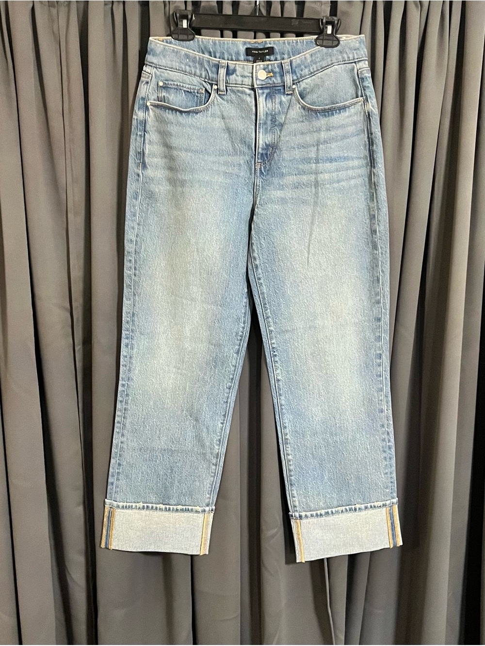 Ann Taylor Light Wash Boyfriend Jeans